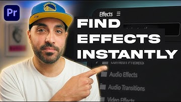 Find your Effects instantly with this Workflow hack