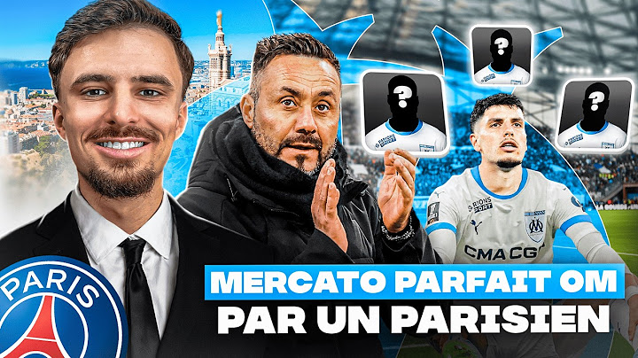 👀 MON MERCATO PARFAIT DE L'OM 2025-2026 (Fait par un supporter du PSG)