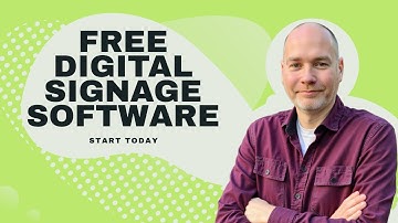 Stel gratis digitale signage in 5 minuten in!