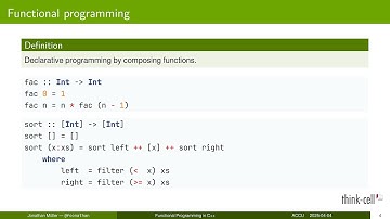 The Definitive Guide to Functional Programming in Cpp - Jonathan Müller - ACCU 2025