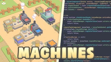 Implementing Crafting Machines for my Farming Game