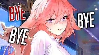 Nightcore - Bye Bye Bye (But it hits hard) (Lyrics)