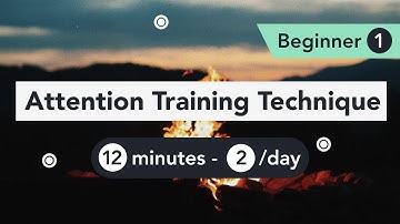 Attention Training Technique (ATT) in Metacognitive Therapy. (Beginner 1)