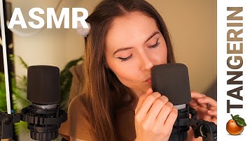 ASMR Nails Mic Scratching, Whispering & Eye Contact | Tangerin