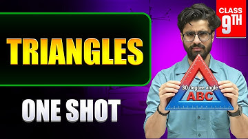 Triangles Class 9 in ONE SHOT🔥 || Chapter 7 Maths || Ritik Mishra