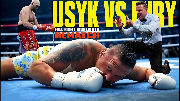 Oleksandr Usyk vs Tyson Fury  | Rematch |🥊 BEST PUNCHES| FULL FIGHT HIGHLIGHTS | BOXING #usykfury2