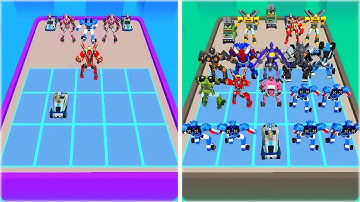 Merge Robot Master: Car Games - Max Level Gameplay (Merge Battle Robot)
