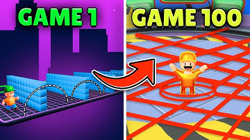 I Got a WORLD RECORD On EVERY Endless Map in Stumble Guys!