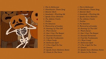 Halloween Playlist | 3 Hours of Halloween Music & Fall Vibes 🎃