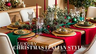 Luxury Christmas Italian Style: Transform Every Room with Elegance