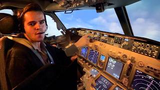 I Flew A FULL FLIGHT In A REAL 737 COCKPIT (it went wrong)