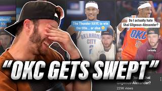 Reacting to My OKC Thunder Takes 😂