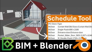 BIM Scheduling in Blender in 15 mins using Bonsai and IFC data
