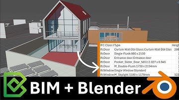 BIM Scheduling in Blender in 15 mins using Bonsai and IFC data