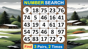 Number Search: Test Your Brain.  #braingame #memory #puzzle #quiz #mindset #match #education  -#352