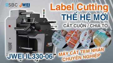 JWEI IL330-06 | Máy cắt label tem nhãn công nghiệp thế hệ mới (6 đầu cắt)