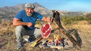 Smoky Steaks on Coals: Chef Spent a Day in the Mountains