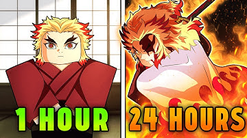 Surviving As 0.5% FLAME BREATHING V2 RENGOKU In Roblox Weak Legacy 2