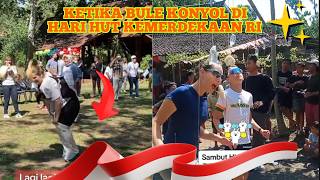 NOT IN THEIR COUNTRY, FOREIGNERS ACT RIDICULOUSLY IN INDONESIA TO COMMEMORATE INDONESIAN INDEPEND...