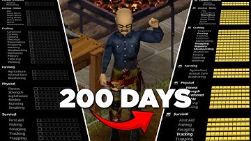 Can I MAX OUT All the Crafting Skills in 200 days? - Zero to Hero