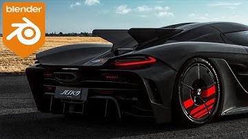 How to model cars like a Pro in Blender | Koenigsegg Jesko 3D modelling Series Part 3