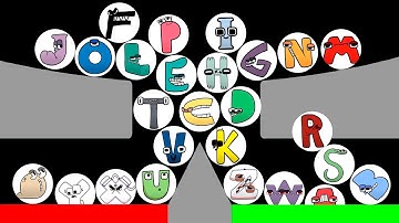 26 ALPHABET LORE Marble Race Tournament - Who will be the champion?