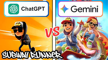 Best AI for making Games? | Gemini vs. GPT | AI Make Subway Runner