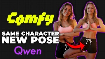 Re-Pose AI Characters in ComfyUI with Qwen 2509