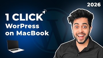 How to install WordPress on localhost MacBook - 1 Click Setup WordPress Locally