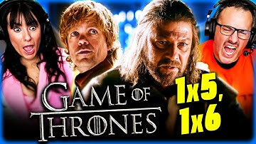 GAME OF THRONES Season 1, Episodes 5 & 6 REACTION!! A Song of Ice & Fire | George R.R. Martin | HBO