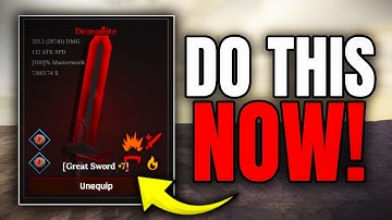 How To Make THE BEST WEAPON In The FORGE (Roblox)