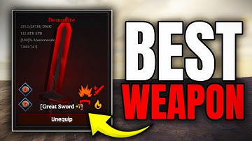 How To Make THE BEST WEAPON In The FORGE (Roblox)