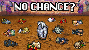 Can You Beat Final Fantasy 6 Without Equipment, Magic, Relics, Magicite, Gil, Running, or Grinding?