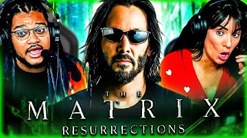 THE MATRIX RESURRECTIONS (2021) IS AN INSANELY BOLD & MESSY SWING!! MOVIE REACTION!! Keanu Reeves