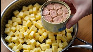 Just 1 potato! New potato recipe! So delicious! Better than French fries!