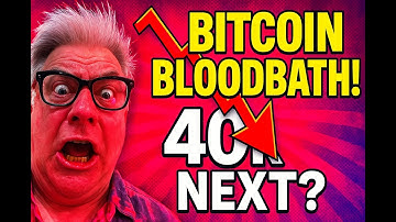 BITCOIN BLOODBATH! 40k NEXT?