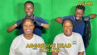 ASMR💫Aggressive & Tickling Head & Ear Massage ,Neck back & shoulder  Massage 4 Deep Sleep Relaxation