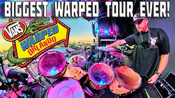 WARPED TOUR ORLANDO 2025 | Drum Tech Day in the Life