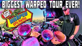 WARPED TOUR ORLANDO 2025 | Drum Tech Day in the Life