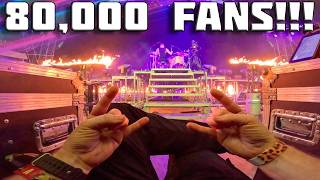 Headlining the Biggest Warped Tour Ever | Drum Tech Day in the Life