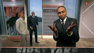 Magic Johnson reacts to taking the No. 1️⃣ spot on Stephen’s A-List 👏 | First Take