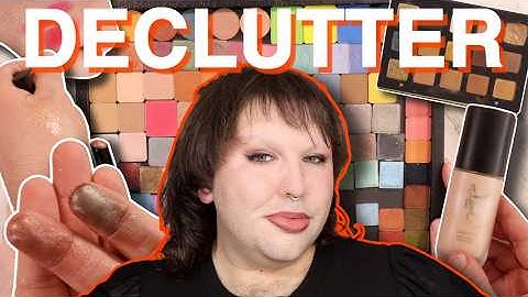 Doing an incredibly thorough MAKEUP DECLUTTER to make my collection work for me.