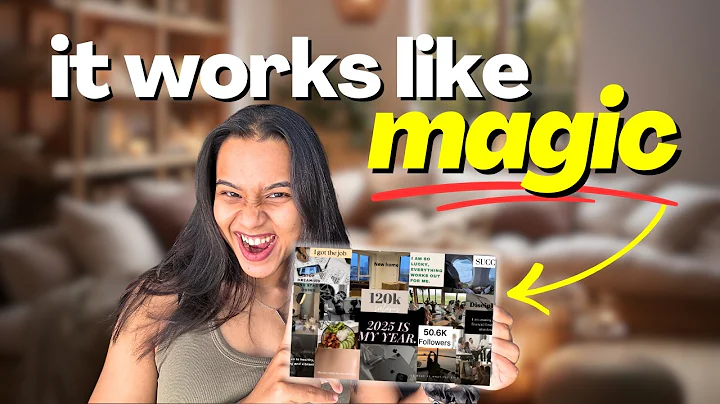 How to Make a Vision Board That Actually Works For 2026 (2025 goals came TRUE)