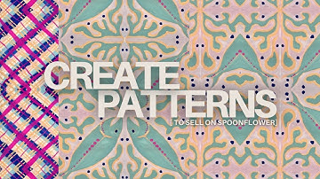 Create Gorgeous Patterns in Your Sketchbook and Sell them on Spoonflower