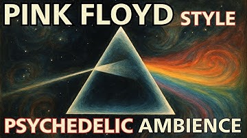 PINK FLOYD STYLE AMBIENCE 🎸 Psychedelic Guitar Music + Binaural Beats for Deep Relaxation ★No Ads★
