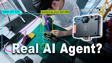 This AI Agent for Arduino/ESP32 Sees Danger(feat. LLM) | HUSKYLENS 2 AI Vision Sensor