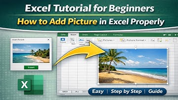 How to Add Picture in Excel Cell | Beginner to Advanced