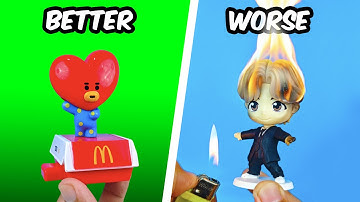 Evolutie van BTS Happy Meal-speelgoed...