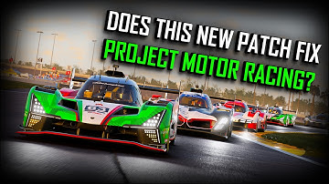 Does the Project Motor Racing Patch 1.5.0.1 fix the game