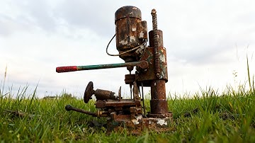Restoring a Vintage Hollow Chisel Mortiser! Old Woodworking Machine Maintenance & Full Refurbishment
